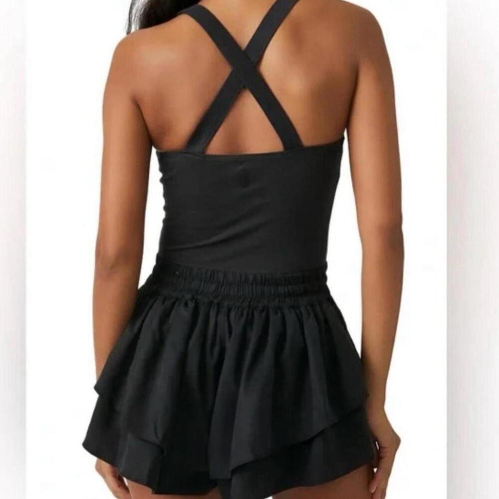 Black athletic romper from Free People Movement - Picture 2 of 8